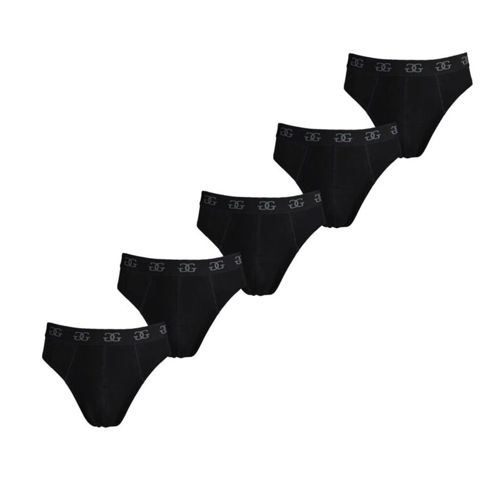 Giorgio Mens Essential Briefs (Pack of 5) / Black
